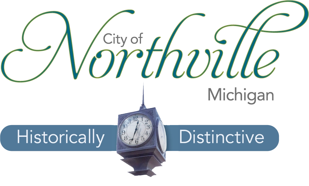 City of Northville Michigan Clock Tower Logo