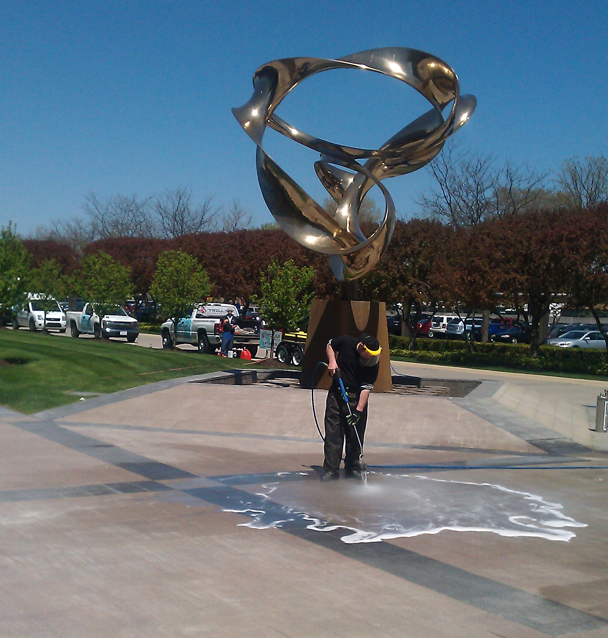 commercial brick paver cleaning company southeast michigan