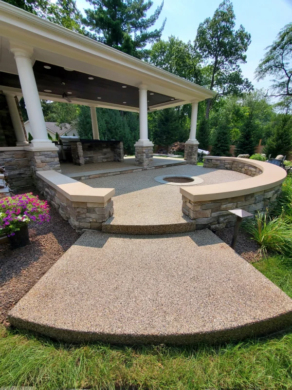 Belleville Exposed Aggregate Cleaning